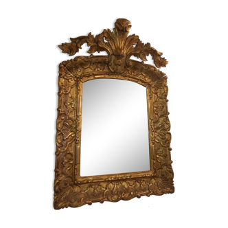 Miroir bois doré Rocaille