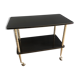 Vintage service table in Formica with wheels