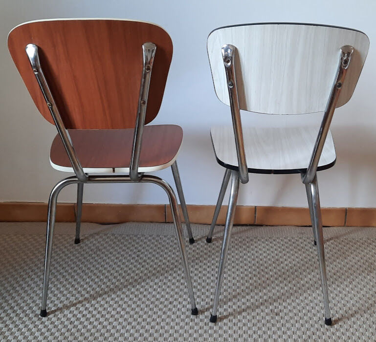 Lot de chaises formica