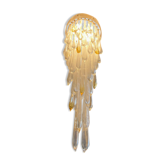 Lustre en verre Venini Murano, Italie Années 1970