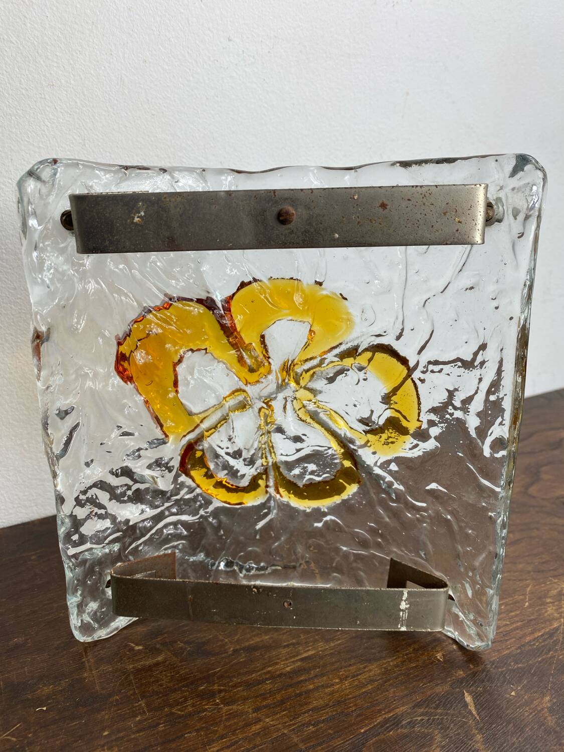 Murano glass wall sconce