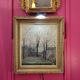Oil on the link “Vista urbana en invierno”, Firmado “Henry Savoye”, pps. s. XX - France