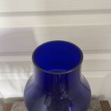 Ancient Medusa Cobalt Blue Cup Vase Jozefina Krosno Octopus Blown Glass