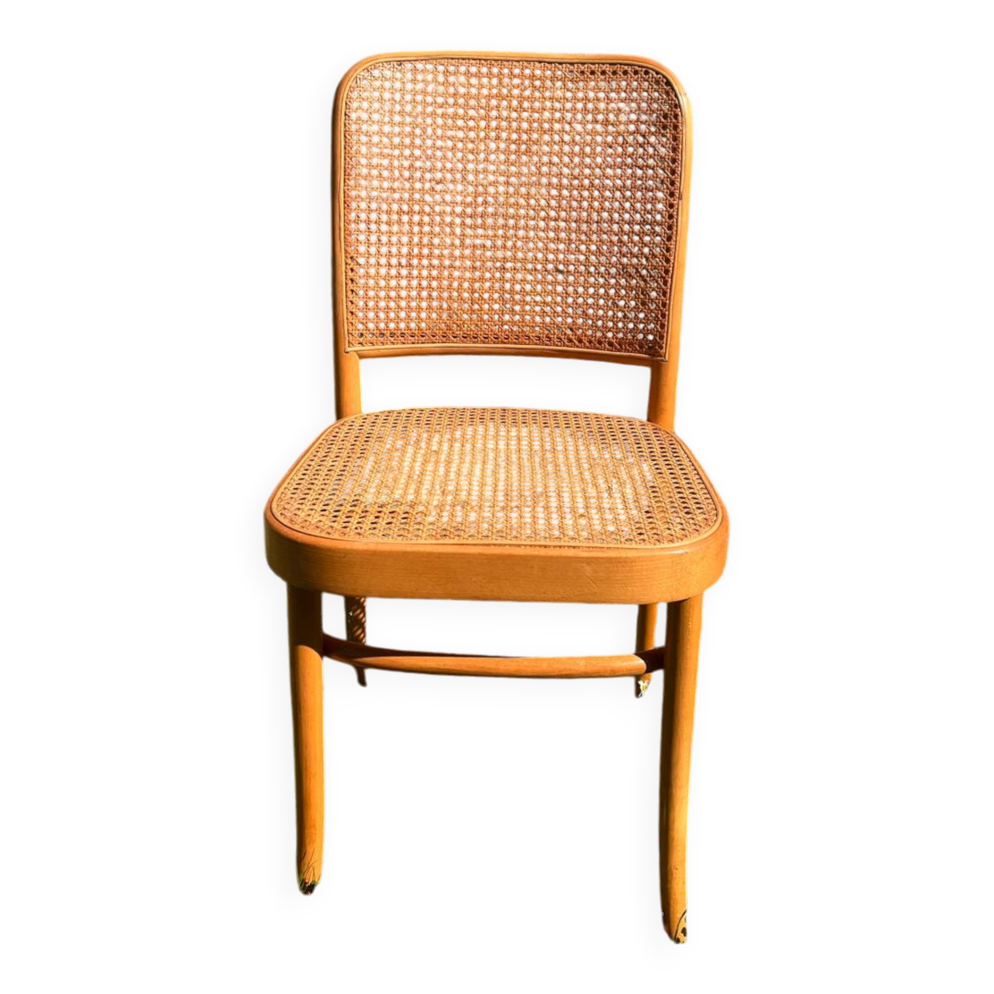 Joseph Hoffmann & Thonet natural wood chair