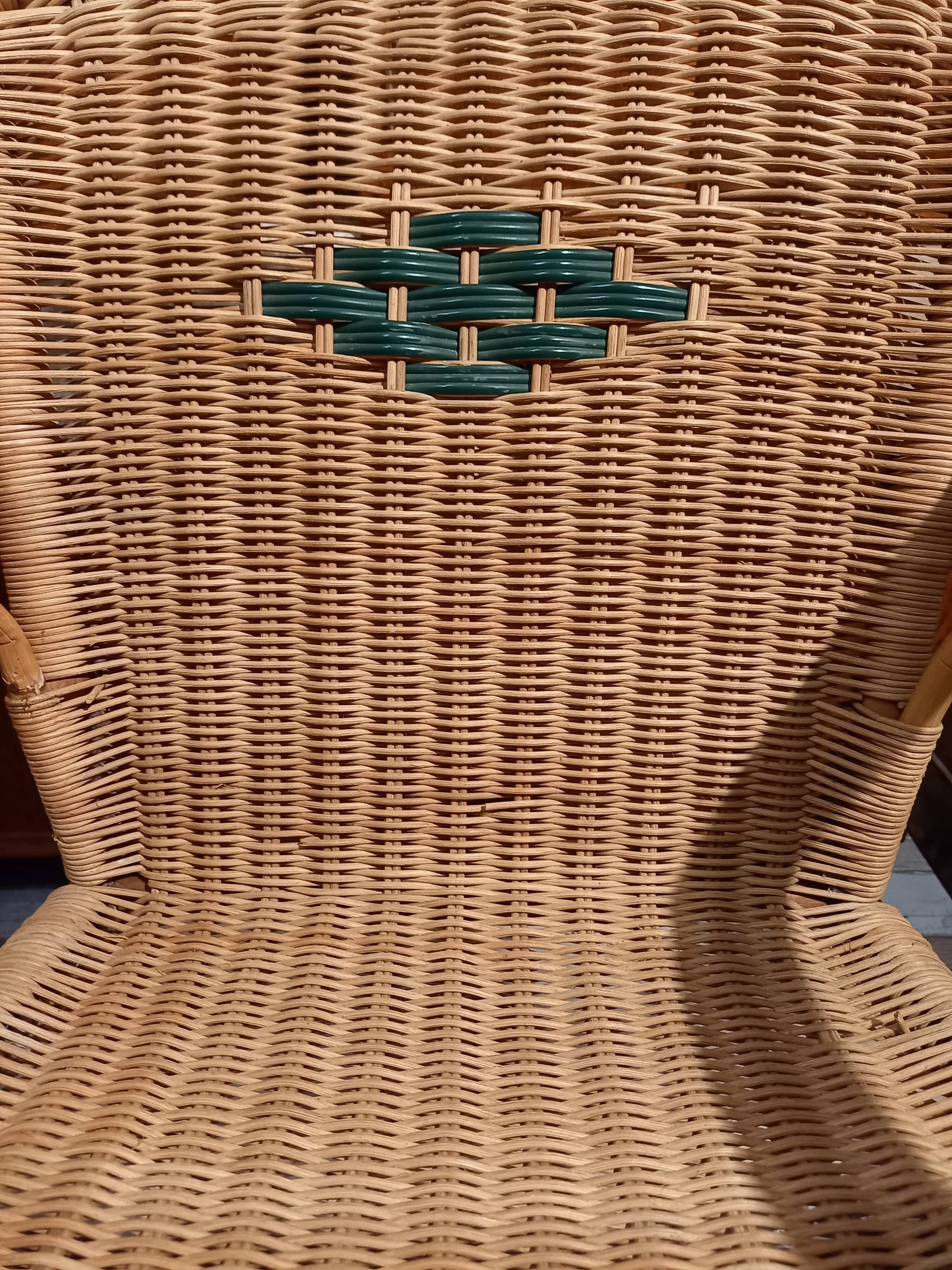 Adult rattan armchair