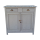 Grey parisian buffet, tile tray "pool"