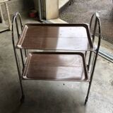 Desserte pliante à roulettes vintage