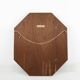 Gilded octagonal mirror by Deknudt Belgium decorated with smoked mirror gla
