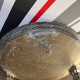 Moroccan brass tray