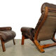 Sturdy lounge chairs by Oddvin Rykken for Rybo, Norway 1970s