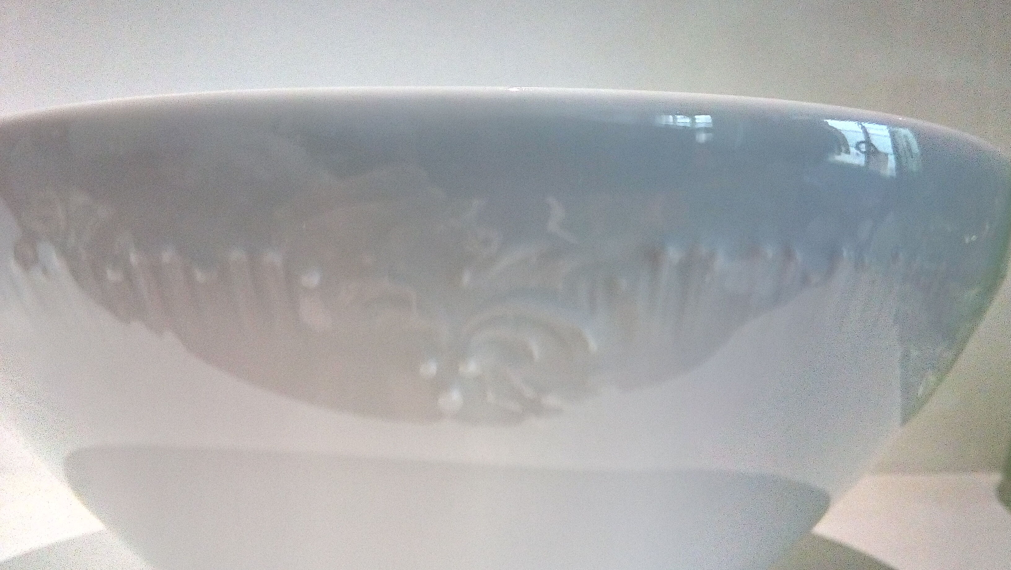 White porcelain salad bowl