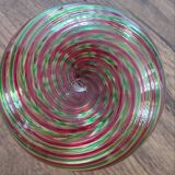 Vintage Murano-inspired blown glass vase