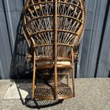 Emmanuelle armchair in rattan