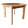 Brutalist extendable table in solid elm by Maison Regain, 1970s.
