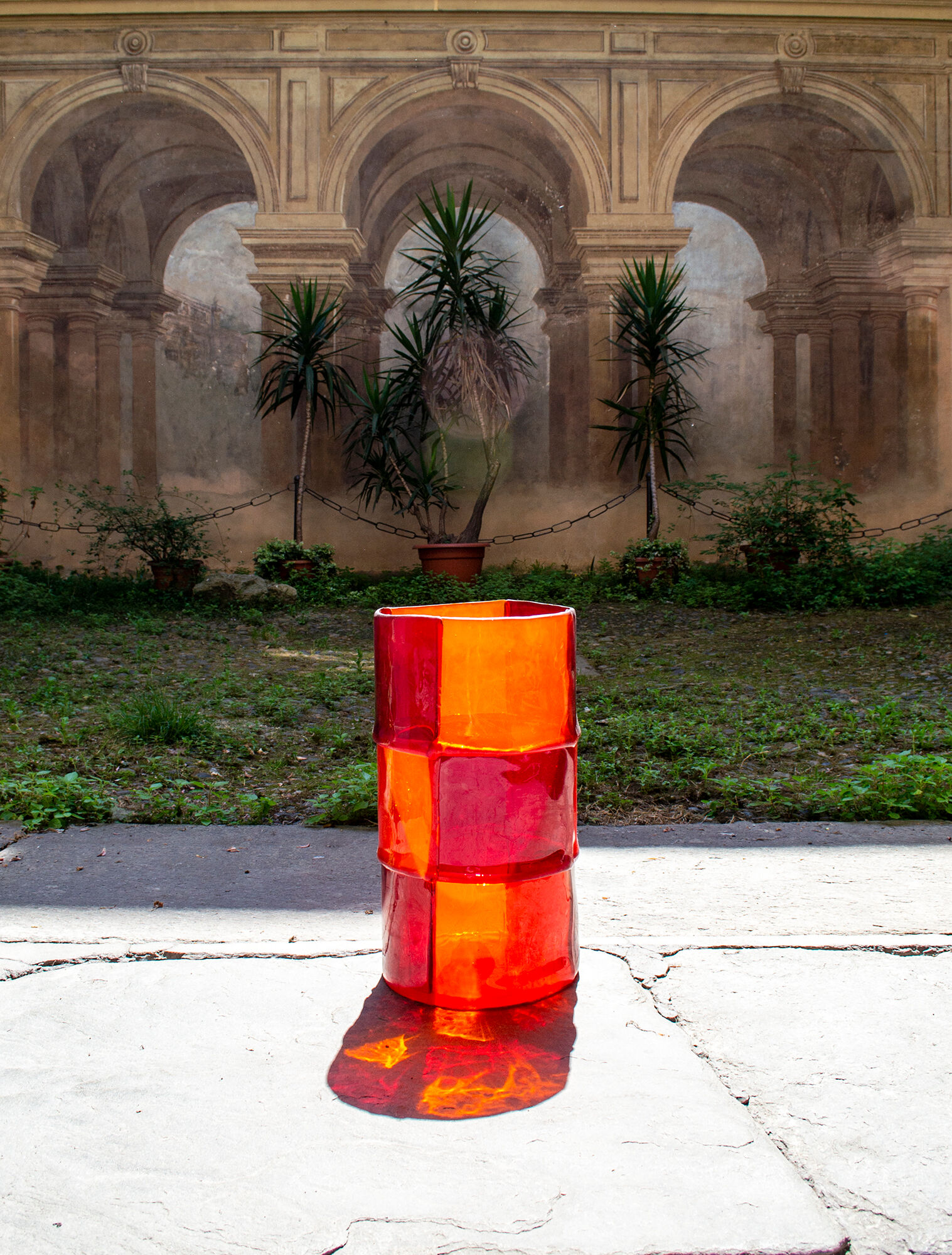 Umbrella holder Series Lessons Model Bamboo by Enzo Mari for Courses Design Factory ITalia Year 2011