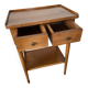 Small solid wood cabinet – vintage style with 2 drawers