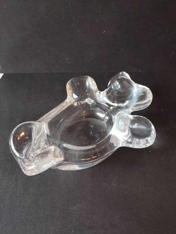 Vide-poche en cristal figuratif – Ours – Cristal de Vannes