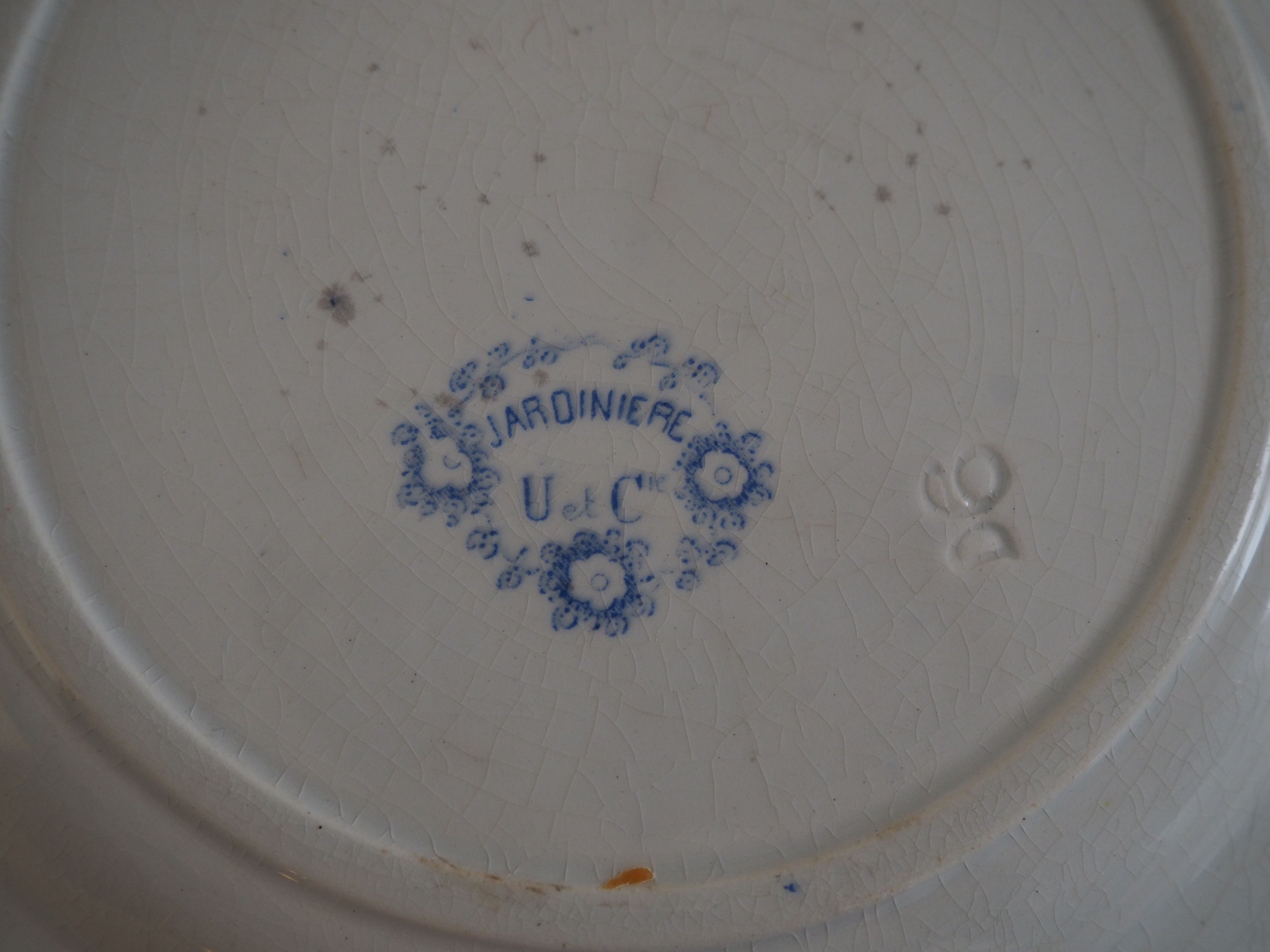 Sarreguemines dessert plates