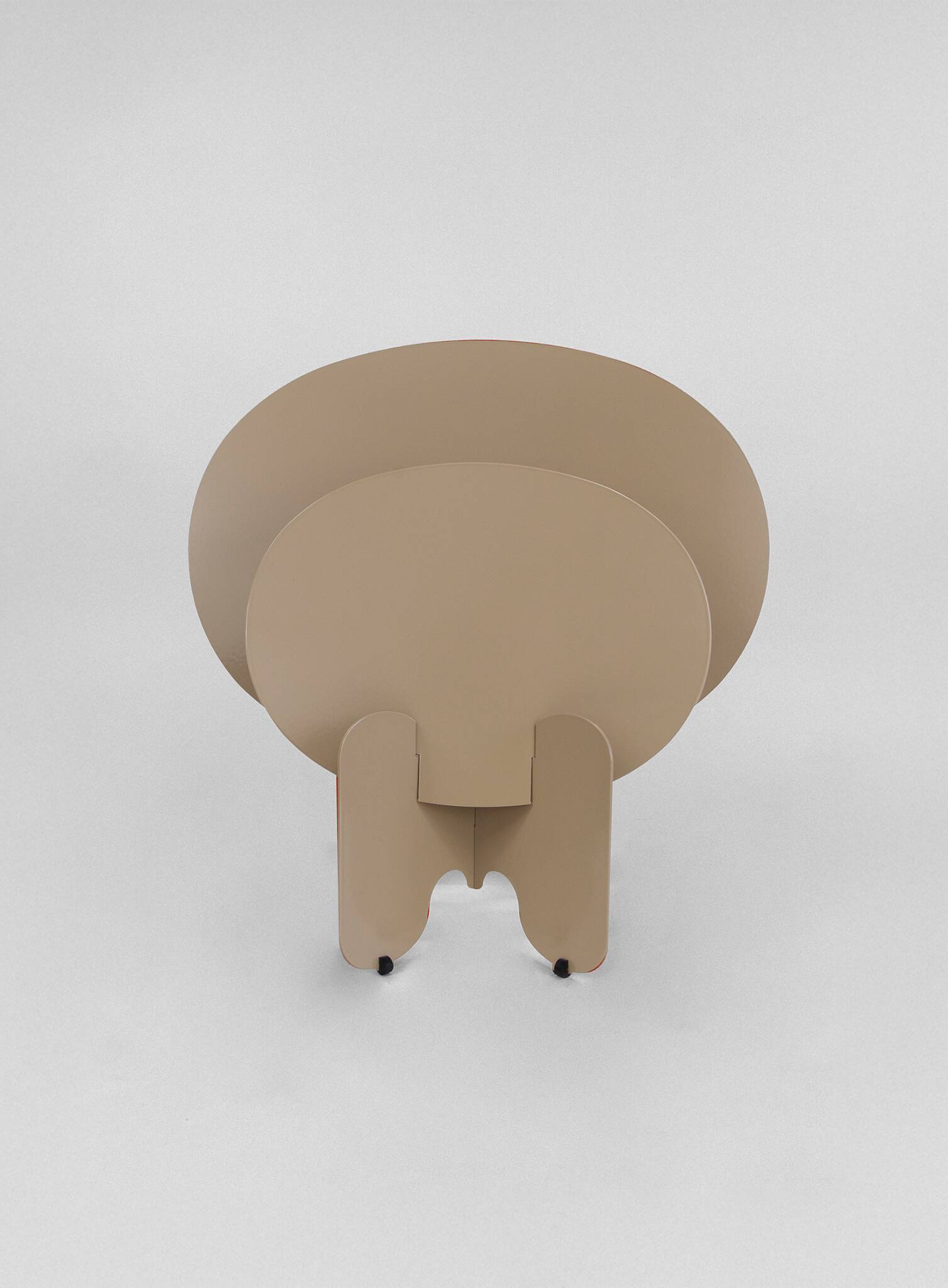 Beige lacquered Aurora lamp