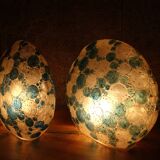 Paire de lampes de chevet contemporaines