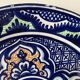 Spanish ceramic plate signed