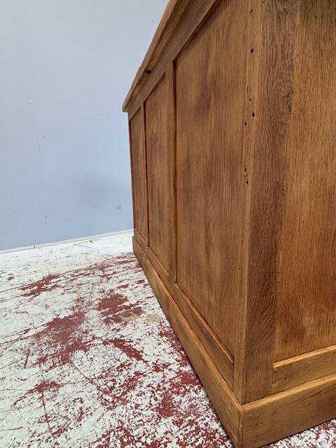 1950s oak veneer desk