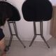 Pair of folding chairs by Niels Grammelaard