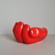 Vide poches ou cendrier en forme de main / DLG Georges Jouve / fabrication artisanale / céramique / vintage / Mid-Century / XXème siècle