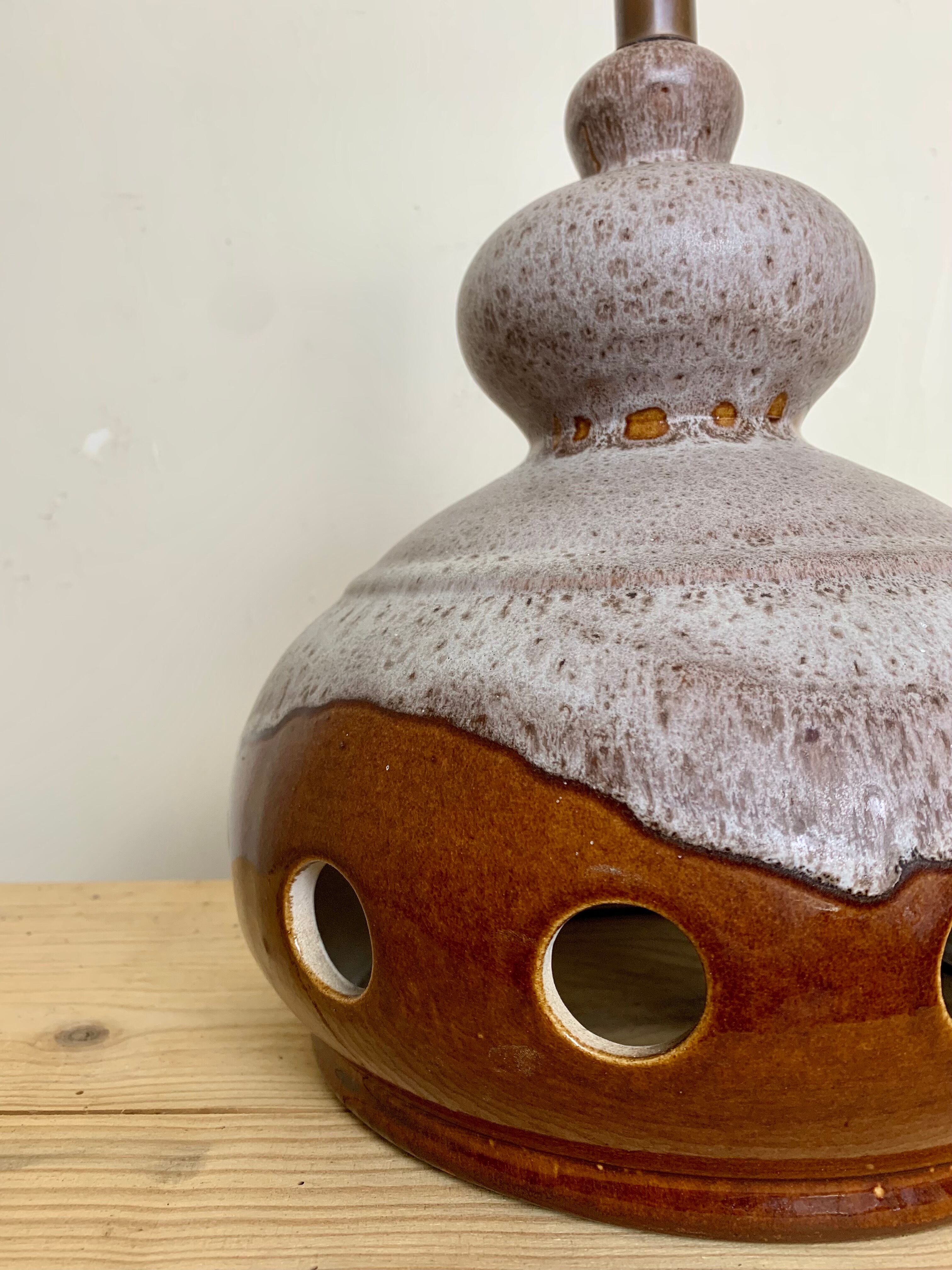 West Germany lamp stand with double lighting
