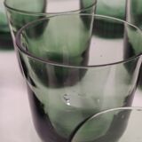 Bouteille et 16 verres de  Murano