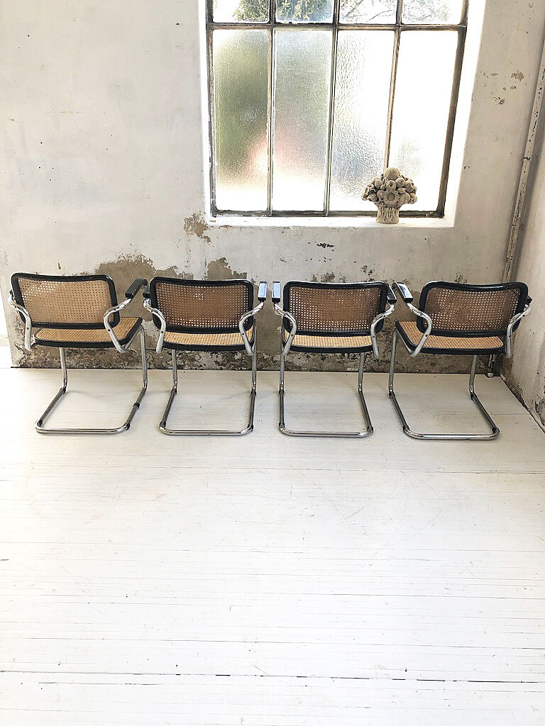 Set 4 chairs S64 by Marcel Breuer for Thonet