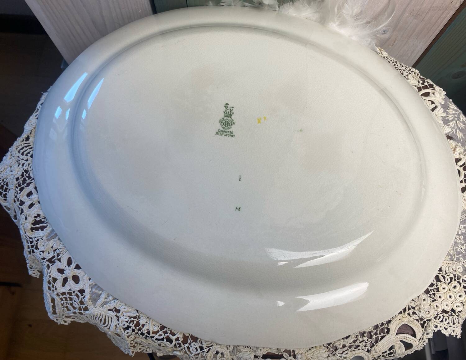 Large Royal Doulton Countess Pattern Antique Platter