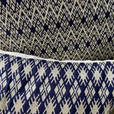 Blue beige Kachin cushion 30x50 cm