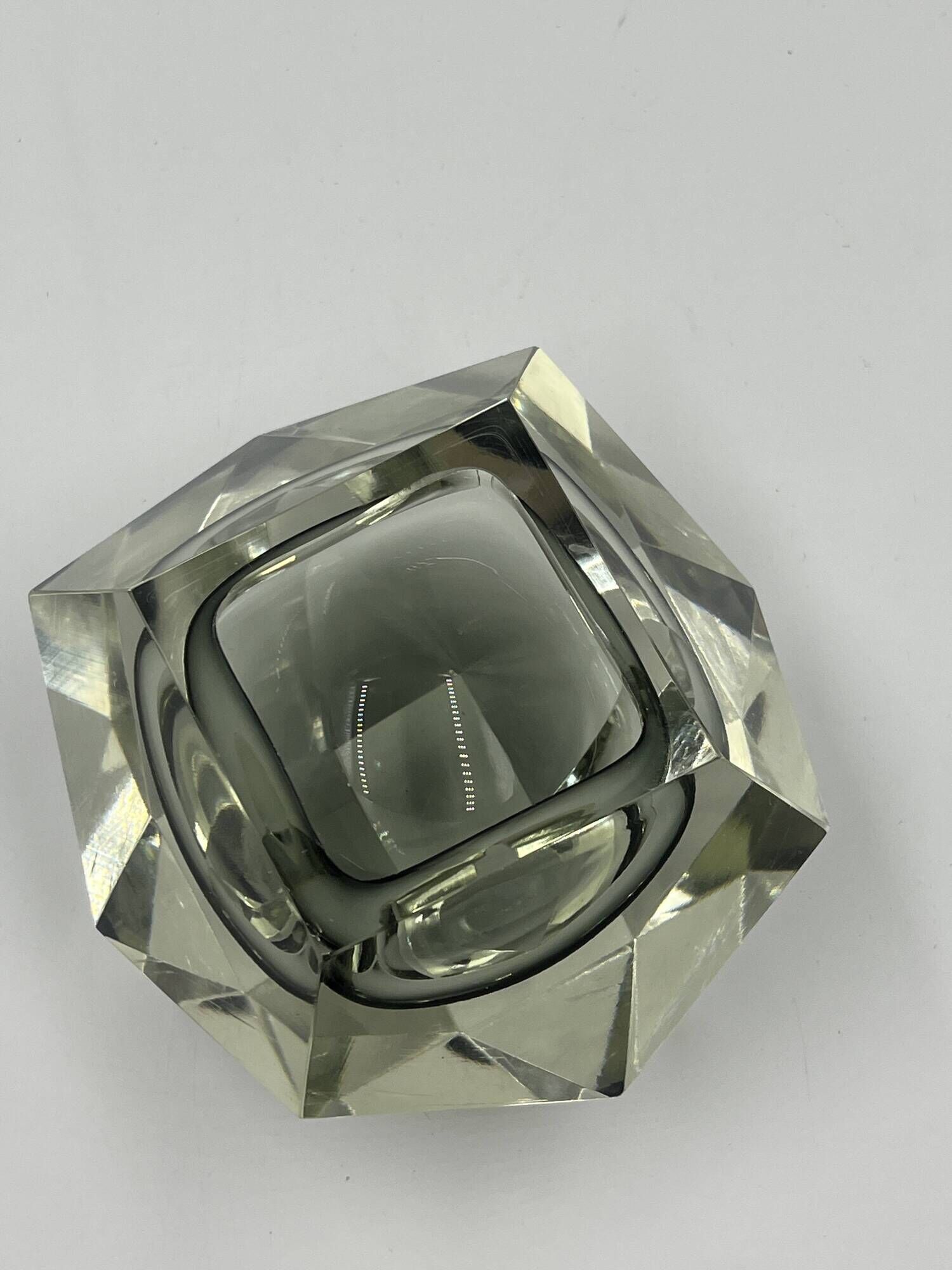Diamond Ashtray Murano Flavio Poli