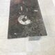 Vintage fossil stones coffee table, 1970s