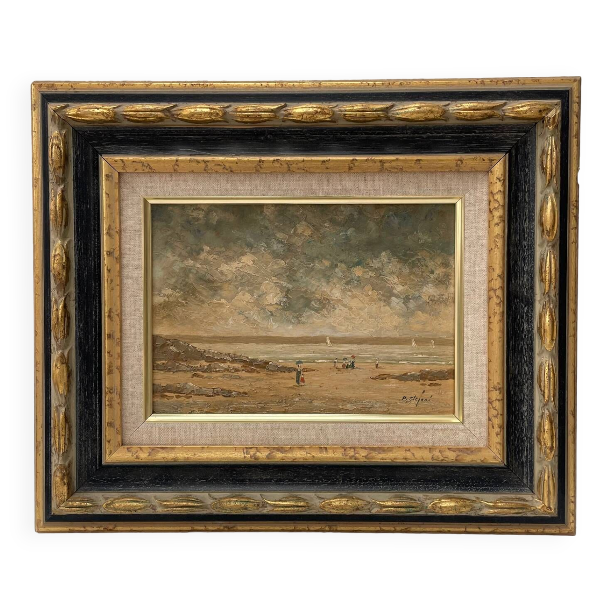 Painting on canvas Pierre Stafani