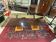 Large rattan table by Maurizio Mariani
