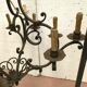 Louis xv style wrought iron chandelier twelve points of light xx century