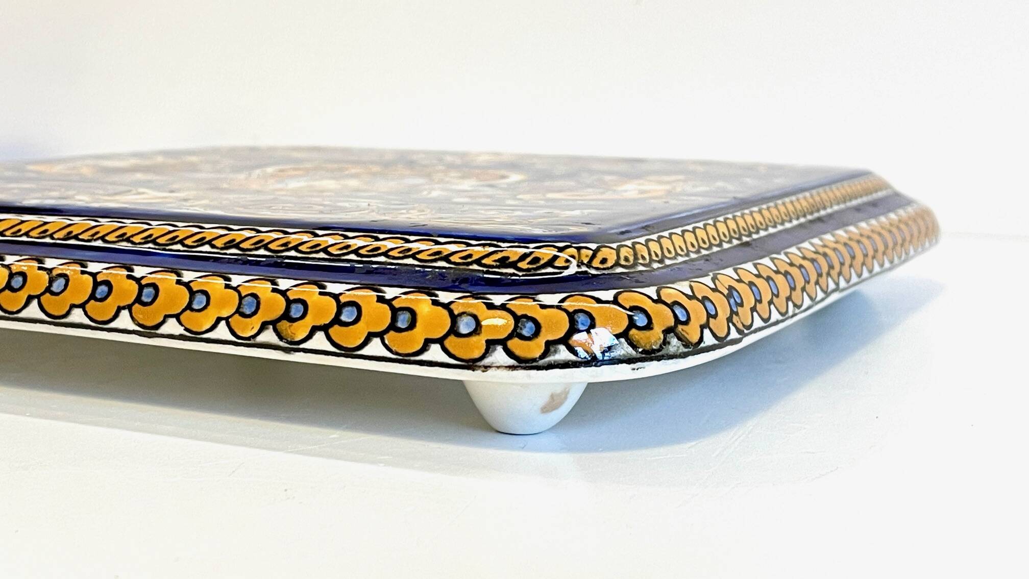 Ceramic coaster from gien france