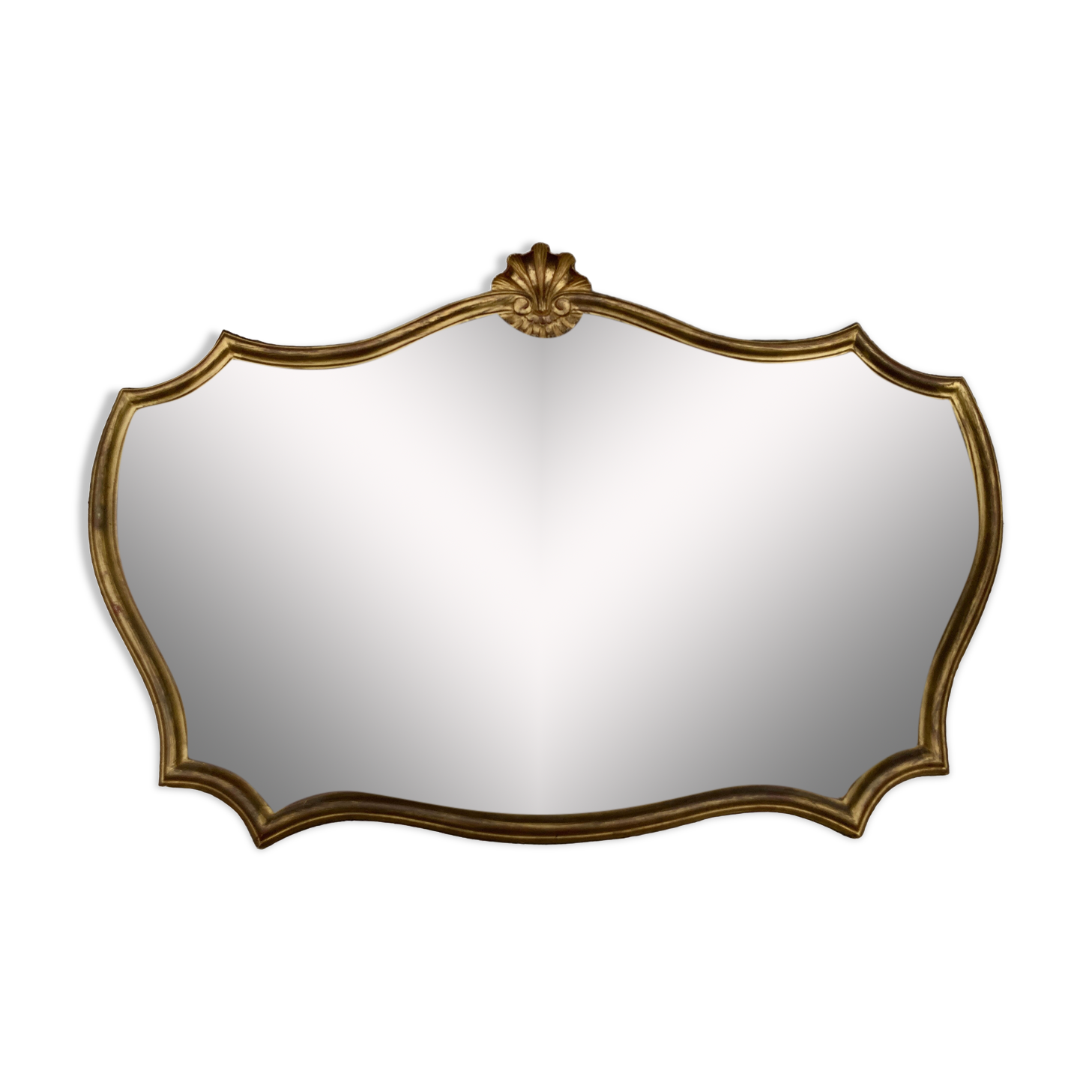 Mirror gilded baroque style