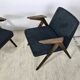 Pair of chairs bunny type 300 177, by J. Chierowski, 1960