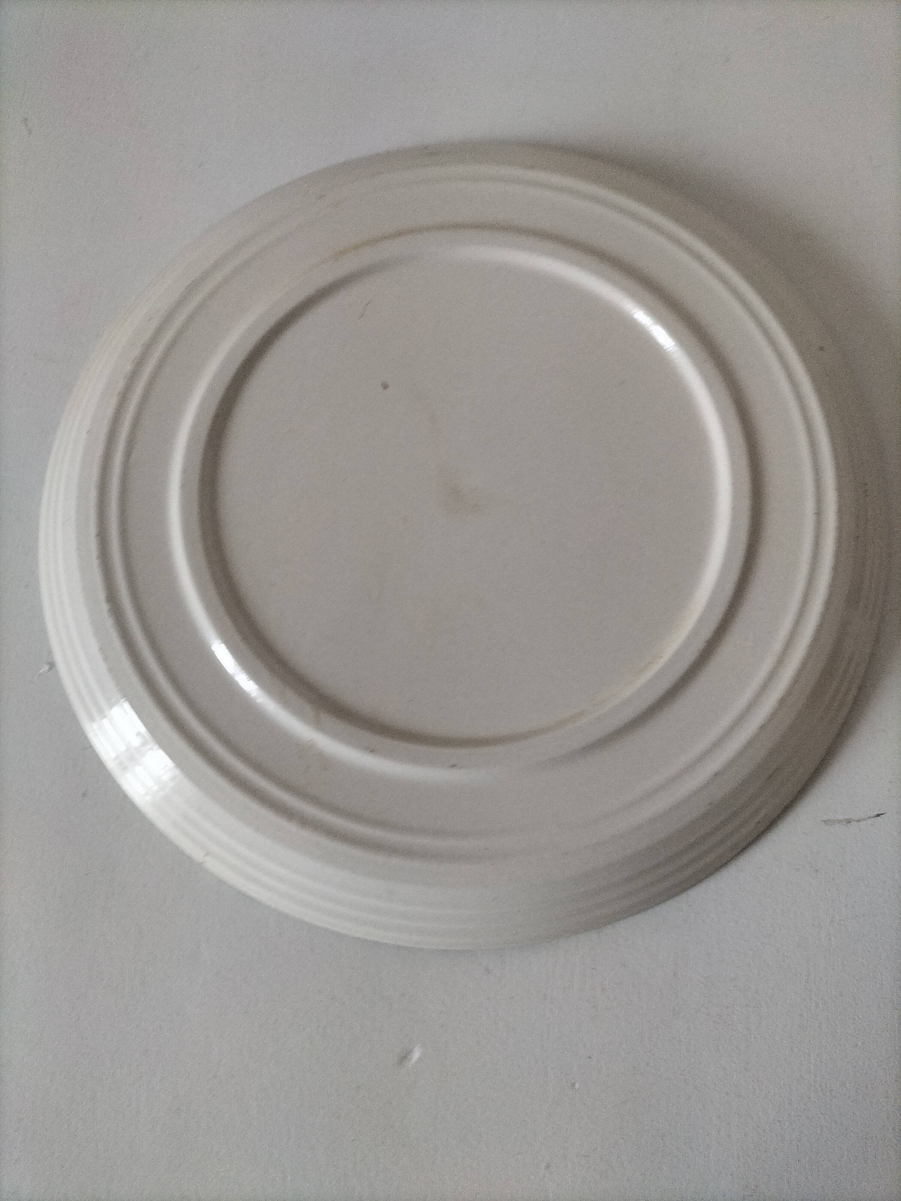 Assiette vintage décor floral stylisé – années 60/70