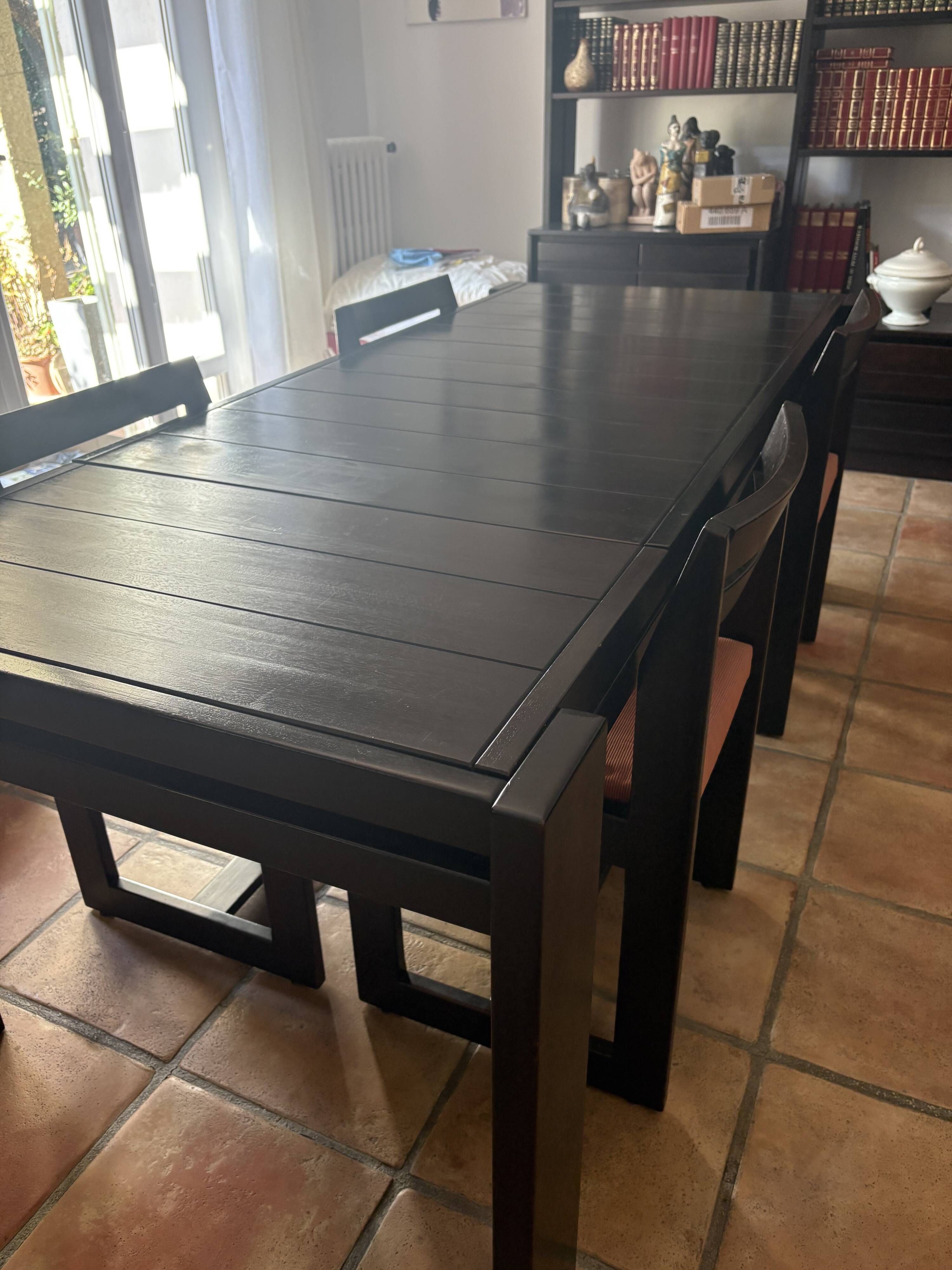 Dining Table Maison Regain in Iroko Wood sold individually