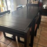 Dining Table Maison Regain in Iroko Wood sold individually