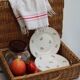 Set of 6 ceramic dessert plates