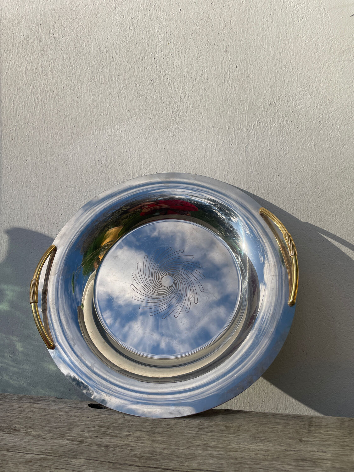 Italian round dish 1970 Giorino