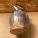 Antique art nouveau vintage blue brown flamed stoneware pitcher