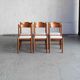 Ensemble de 6 chaises de salle à manger dans le style de Vico Magistretti.