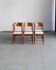 Ensemble de 6 chaises de salle à manger dans le style de Vico Magistretti.