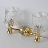 Pair of wall lights 1980